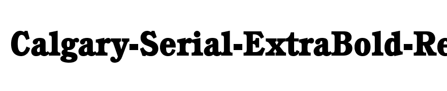 Calgary-Serial-ExtraBold-Regular