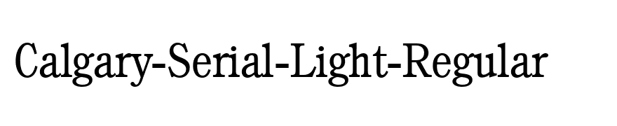 Calgary-Serial-Light-Regular