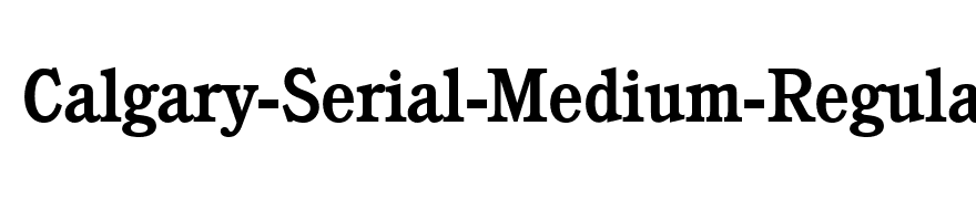 Calgary-Serial-Medium-Regular
