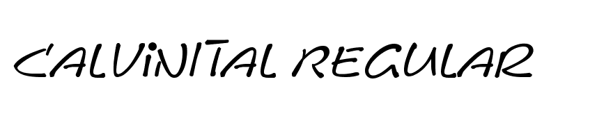 CalvinItal Regular