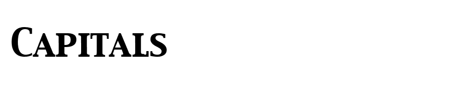 Capitals