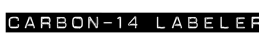 Carbon-14 Labeler Black Tape