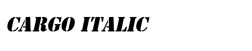 Cargo Italic