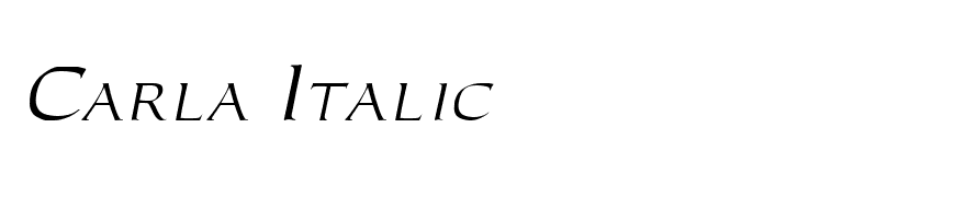 Carla Italic