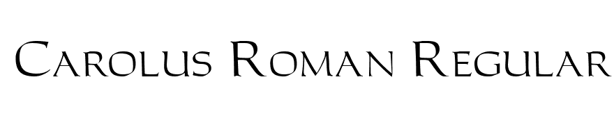Carolus Roman Regular
