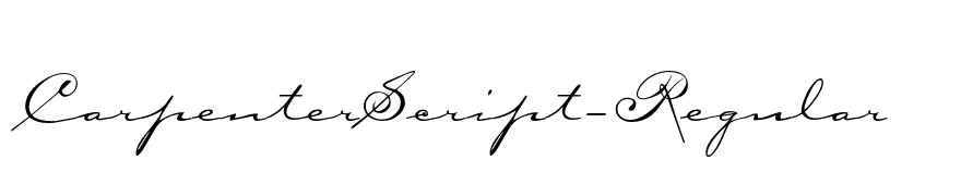 CarpenterScript-Regular