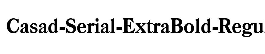 Casad-Serial-ExtraBold-Regular