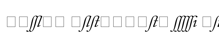 Caslon Alternate SSi Italic