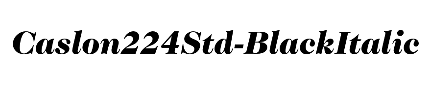 Caslon224Std-BlackItalic