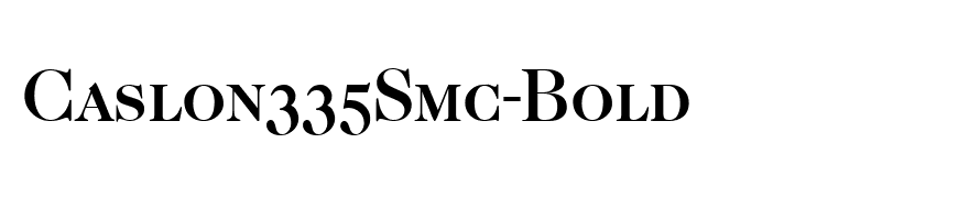 Caslon335Smc-Bold