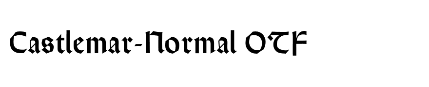 Castlemar-Normal OTF