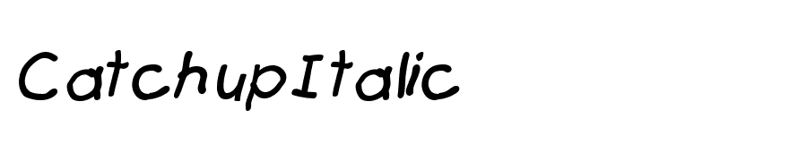 Catchup Italic