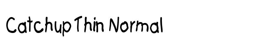Catchup Thin Normal