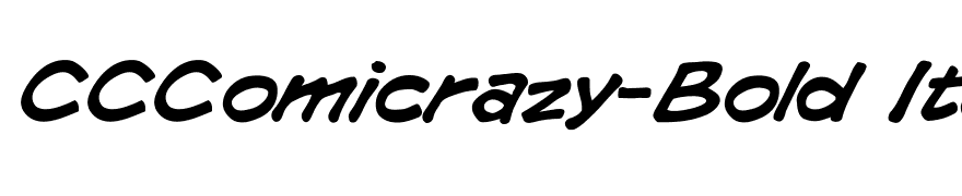 CCComicrazy-Bold Italic