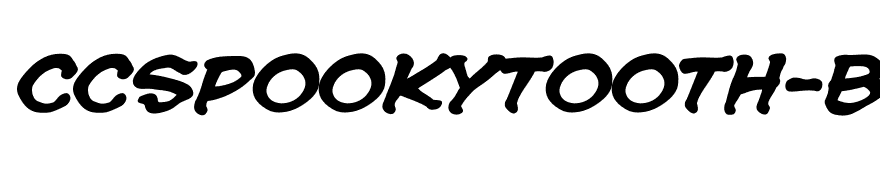 CCSpookytooth-Bold Italic