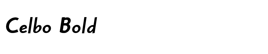 Celbo Bold