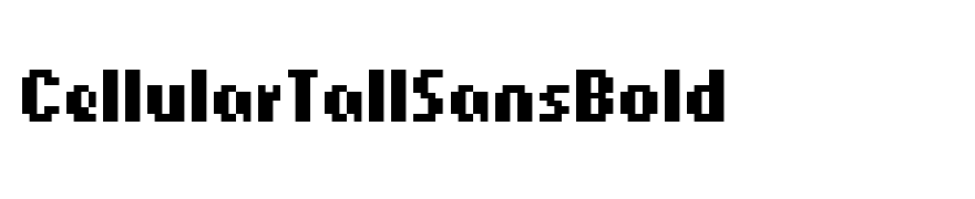 CellularTallSansBold