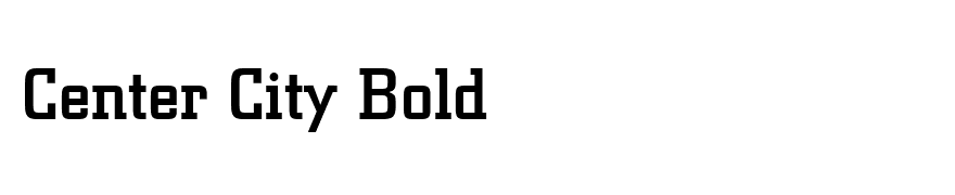 Center City Bold