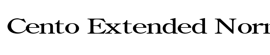 Cento Extended Normal