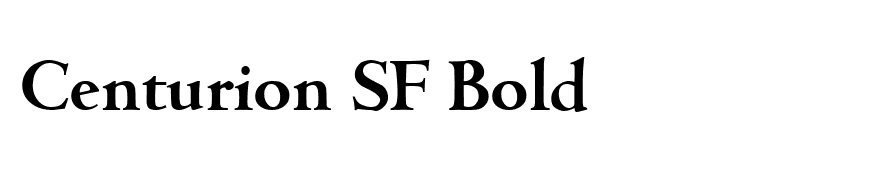 Centurion SF Bold