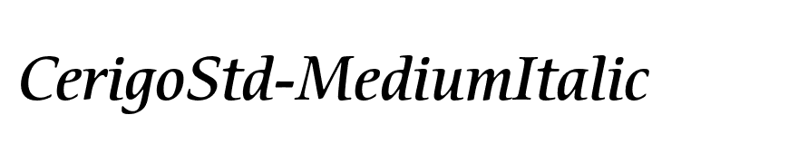 CerigoStd-MediumItalic