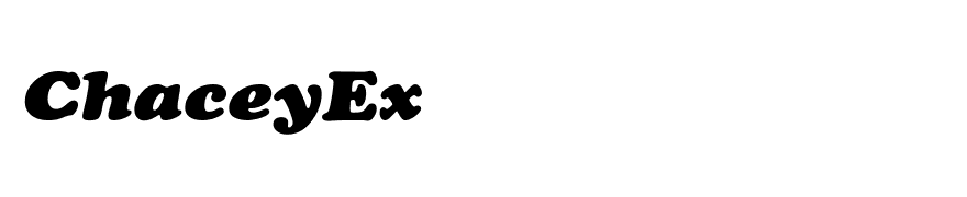 ChaceyExt-Heavy-Italic