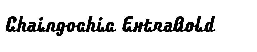 Chaingochic ExtraBold