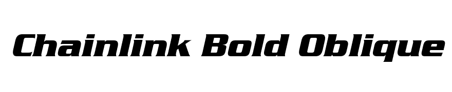 Chainlink Bold Oblique