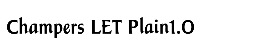 Champers LET Plain1.0