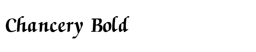 Chancery Bold