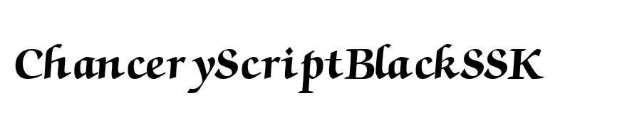 ChanceryScriptBlackSSK