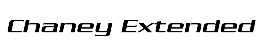 Chaney Extended Italic