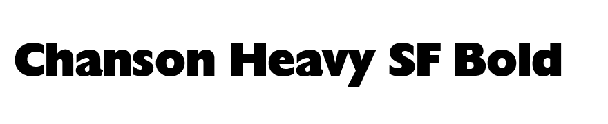 Chanson Heavy SF Bold