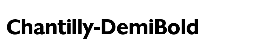 Chantilly-DemiBold