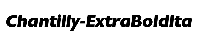 Chantilly-ExtraBoldIta