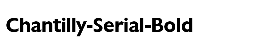 Chantilly-Serial-Bold