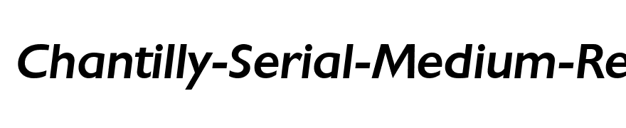 Chantilly-Serial-Medium-RegularItalic