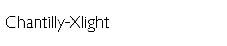 Chantilly-Xlight