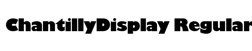 ChantillyDisplay Regular