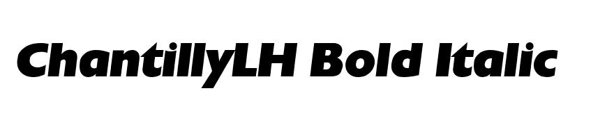 ChantillyLH Bold Italic