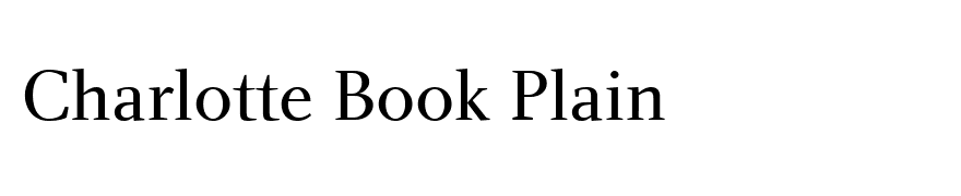 Charlotte Book Plain