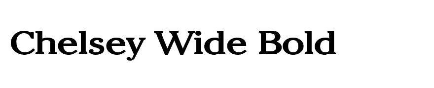 Chelsey Wide Bold