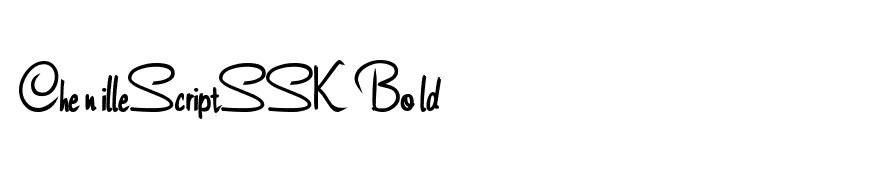 ChenilleScriptSSK Bold