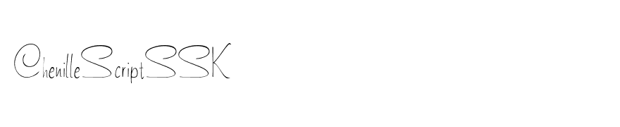 ChenilleScriptSSK
