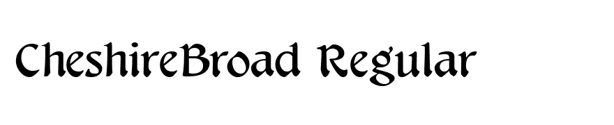 CheshireBroad Regular