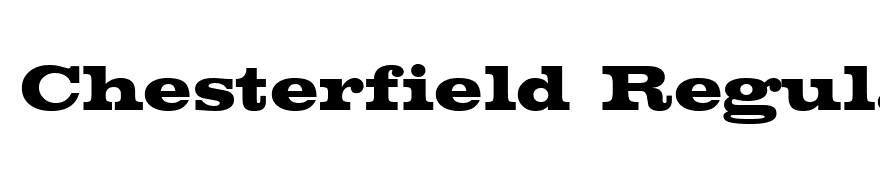 Chesterfield Regular