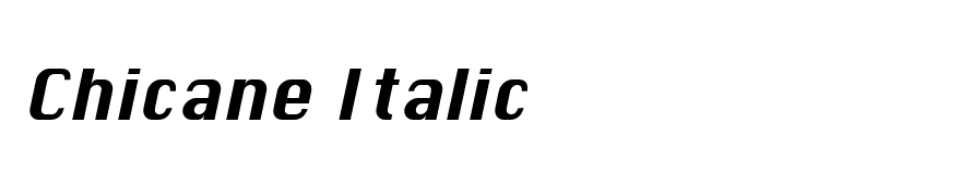 Chicane Italic