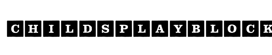 ChildsPlayBlocksSolid-Bold