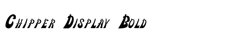 Chipper Display Bold