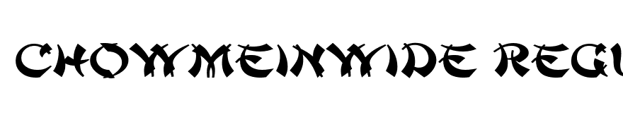 ChowMeinWide Regular